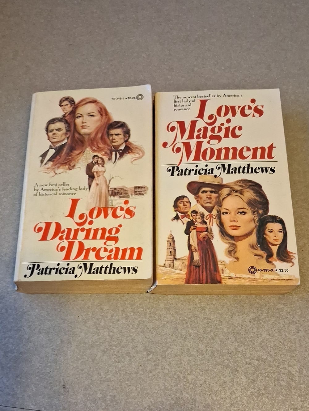 2 Paperback Books By Patricia Matthews
